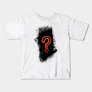 "?" Question mark Neon Kids T-Shirt